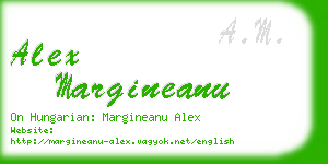 alex margineanu business card